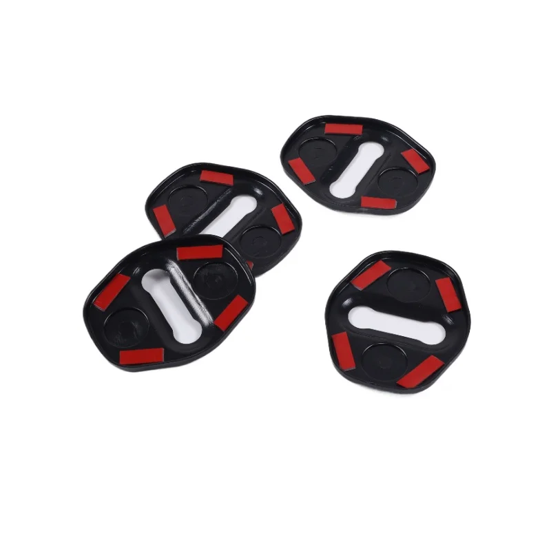 Black ABS Anti-Rust Door Lock & Door Stopper Protector Trim Covers Interior Accessories For Rivian R1T 2022-2025