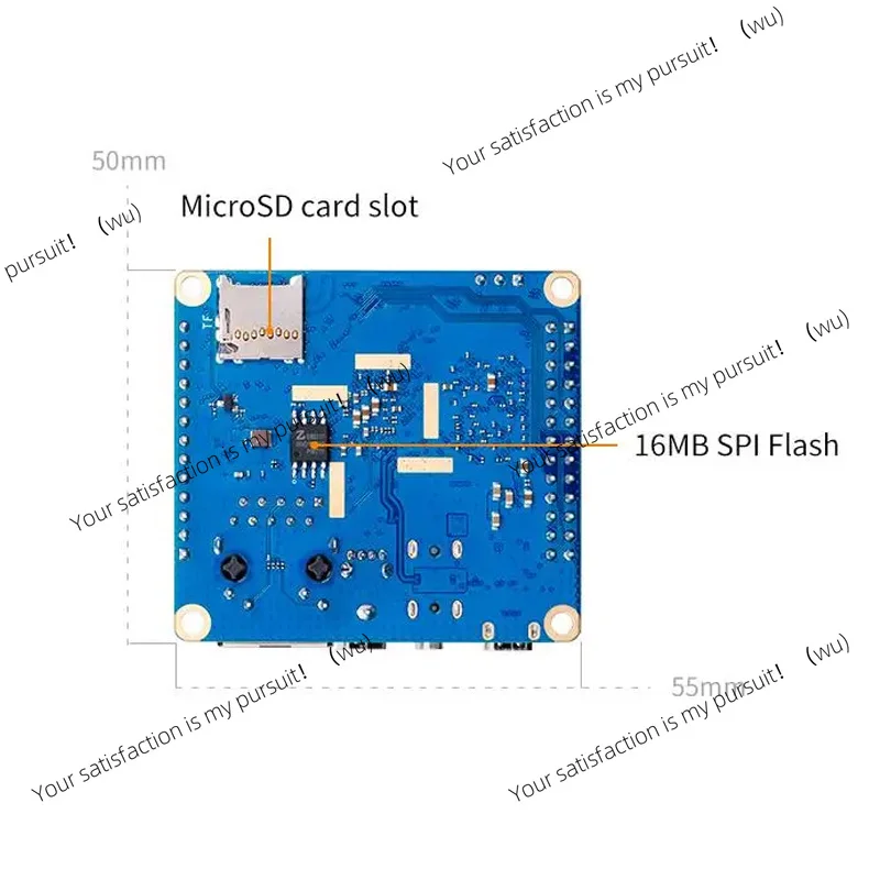 Single board computer, 1GB/2GB/4GB memory version, equipped with Allwinner H618 64-bit processor