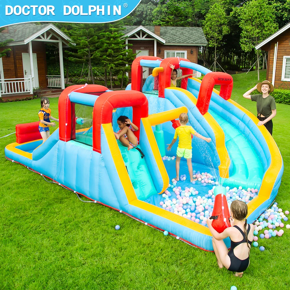 

Doctor Dolphin Playground Party Family Toy Water Pool Games Bouncy House Kids Jumping Castle Bouncing Castle Inflatable Bouncer