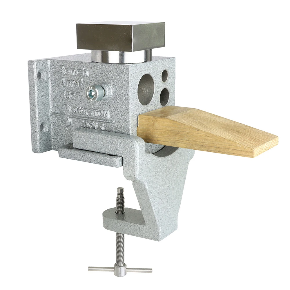 Durston Multi Forming Anvil Set All-in-One Shaping Block with Stakes Mandrel & Bench Clamp Complete Kit for Jewelry Making