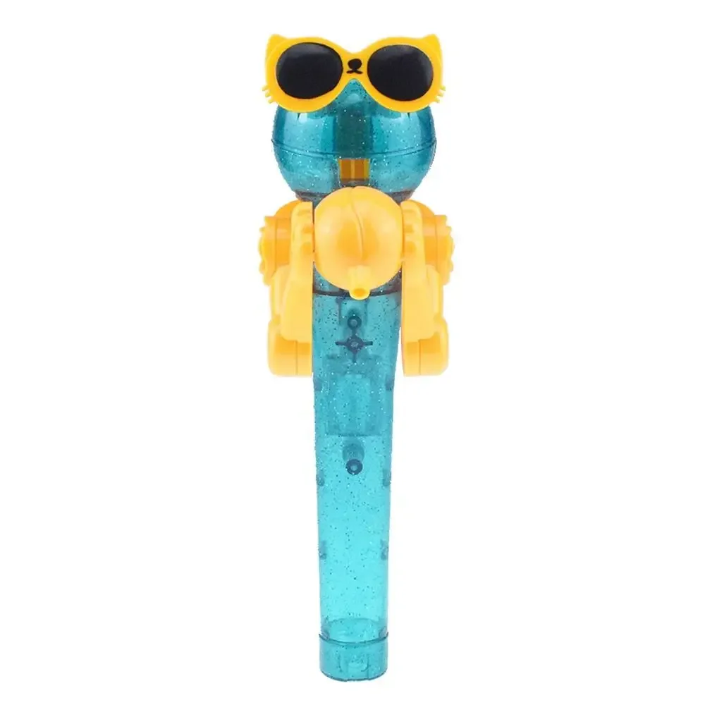 Decompression Robot Candy Dustproof Storage Novelty Robot Shape Lollipop Candy Storage Personality Kids Toy Lollipop Holder
