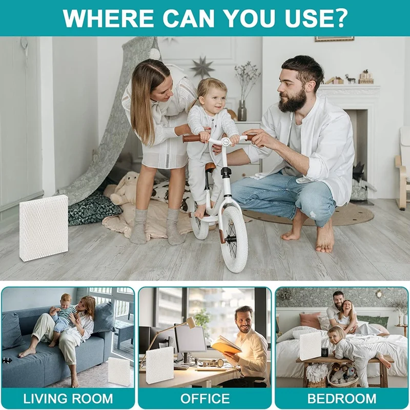 استبدال فلتر الفتيل المرطب ، ملحقات لـ HFT600 ، متوافق مع HEV615 ، HEV620 ، HEV615 W ، HEV620 ، HEV620B ، 6Pack