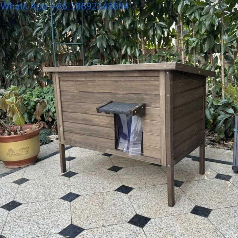 Outdoor Windproof Coldproof Warm Insulated Cat Cage Outdoor Large Rainproof Sunproof Big Cat Villa