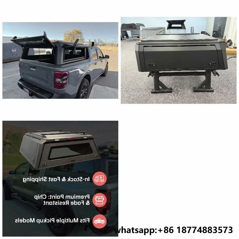 Pickup  Waterproof Hard Top Pickup Canopy Truck Bed Hard Canopy for Ford Maverick