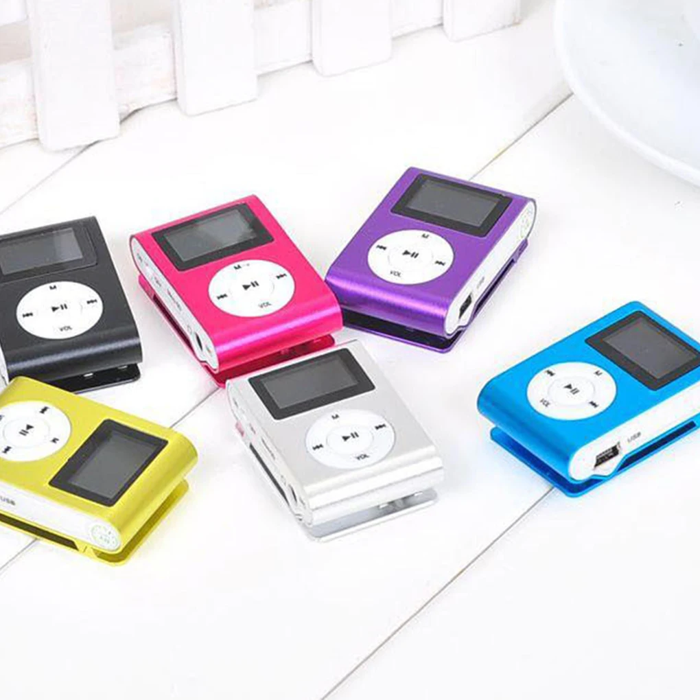 Mini MP3 USB Clip MP3 Player LCD Screen Support Micro SD TF Card  Portable Walkman Music Media Player for Outdoor Running Sport