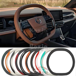 Leather Car Steering Wheel Cover for Ssangyong Torres 2022 2023 2024 2025 Non-slip Car-styling Auto Accessories