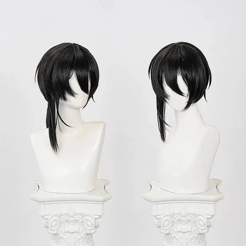 رئيس الحكاية السابعة الغريبة مو تشنغوي الدكتور مو شعر مستعار تأثيري مع شبكة الورد محاكاة فروة الرأس زي شعر مستعار #5