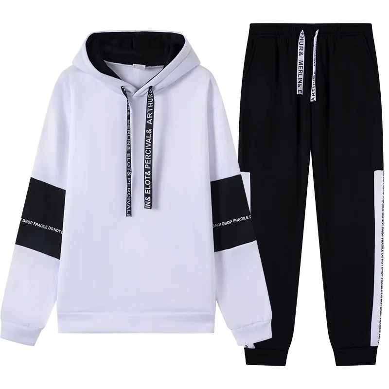 

New in Mens Tracksuit Casual Single Piece Sweatshirts Sweatpants Home Hoodie Pants Outdoors Sports Jogging Mens Clothing Youth