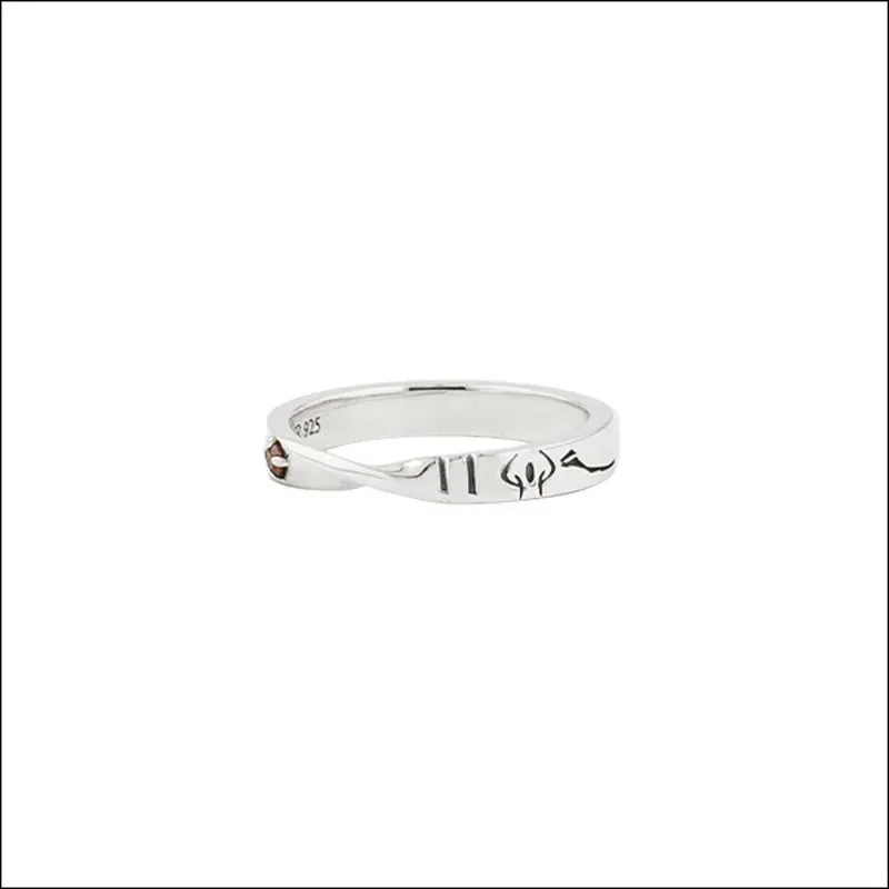 Anime Peripheral Spells Return Rings Men and Women Knotweed Yuren Open Ring Simple Personality Fashion Cos Accessories
