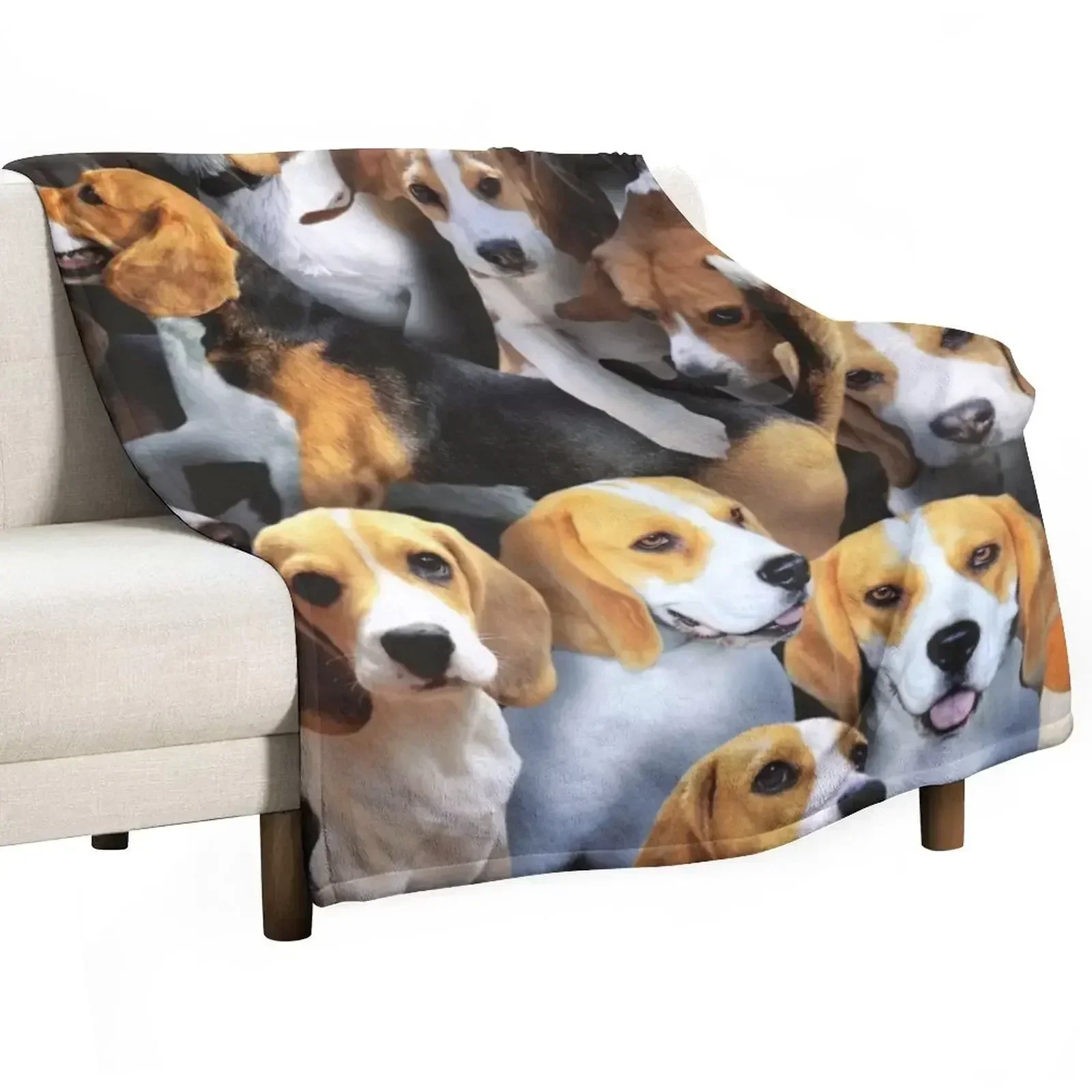 Beagles Throw Blanket For Decorative Sofa Luxury Sleeping Bag Soft Plaid Summer Beddings Blankets