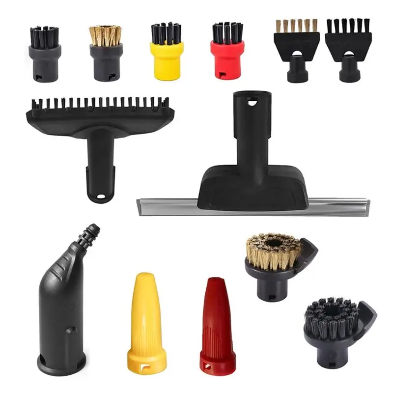 

AEE4-Window Nozzle Scraper Round Brush Steam Set For Karcher SC2 SC3 SC4 SC5 SC7 Steam Cleaner Part Remove Stubborn Stain