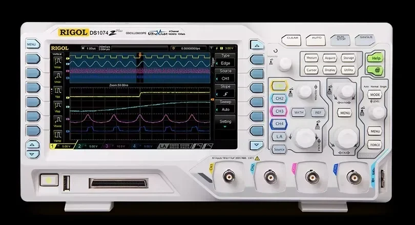 Digital Oscilloscope DS1054Z DS1104Z PLUS 50MHz 70MHz 100MHz 200MHz 4 Channel Oscilloscope