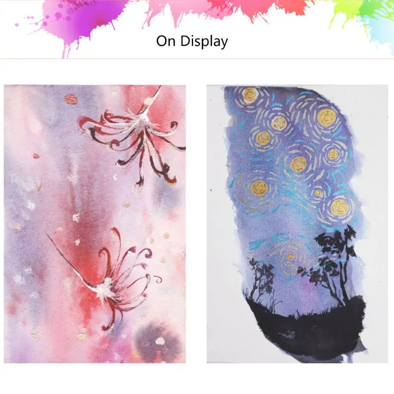 Блестящие акварельные пигментные твердые краски 6/12 цветов для рисования, искусства, DIY, Прямая поставка