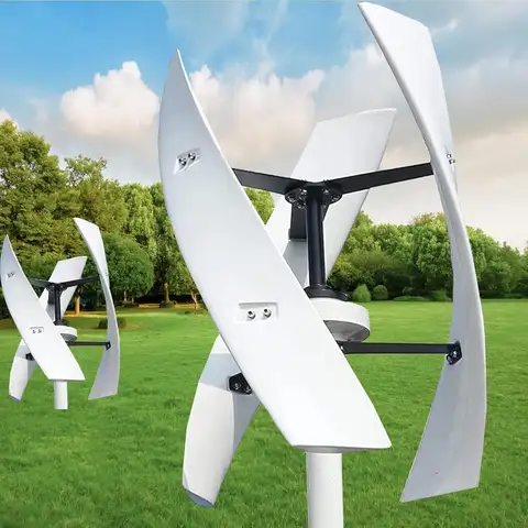 20000W Vertical Axis Wind Turbine Generator Kit with Controller & Grid Inverter - Efficient, Eco-Friendly Home Power Solution fo