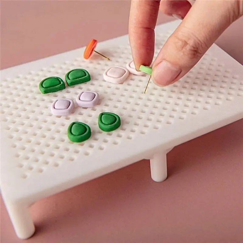 2026 New Polymer Clay Earring Fixing Rack Manual Positioning Bracket For Hole Alignment Polymer Clay Tool