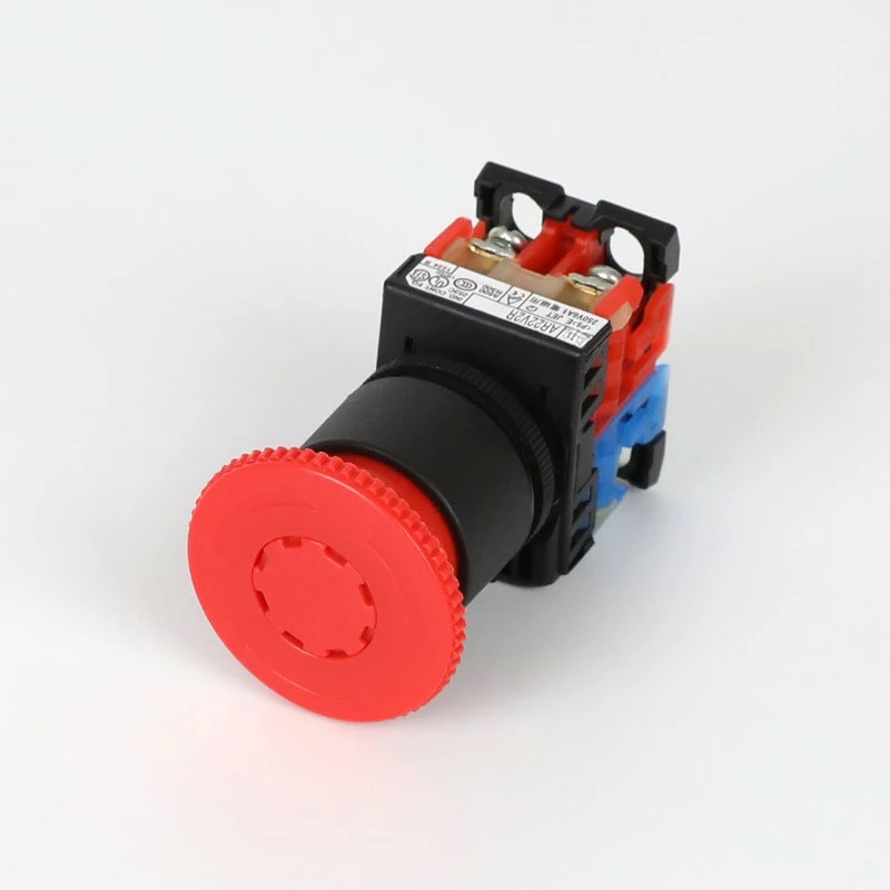 ar22v2r-211-非常停止ボタン-22mm-回転リセット-ロックスイッチ-安全制御装置