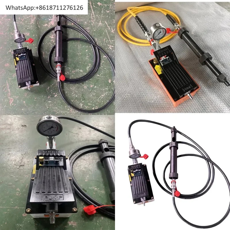 1pcs Foot Operated Pneumatic Glue Gun Ultra High Pressure Pipeline Sealing Plugging Tool Automatic Glue Device for