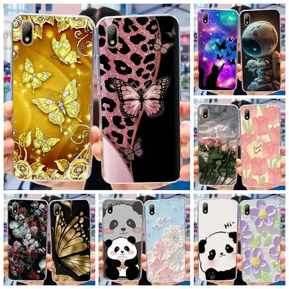 Lovely Printing Case For Huawei Y5 (2019) AMN-LX9 Soft Silicone TPU Back Cover For Huawei Y5 2019 Phone Cases