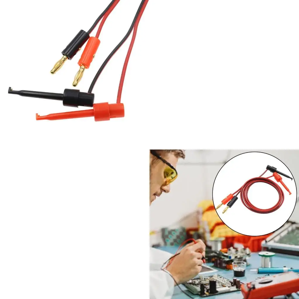  Banana Plug Test Leads Wire Connector with Copper Wire Cores for Instrumentation