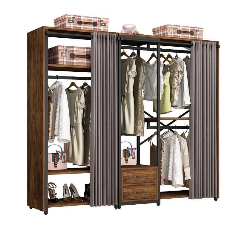 

Open cloakroom hanger combination bedroom multi-function