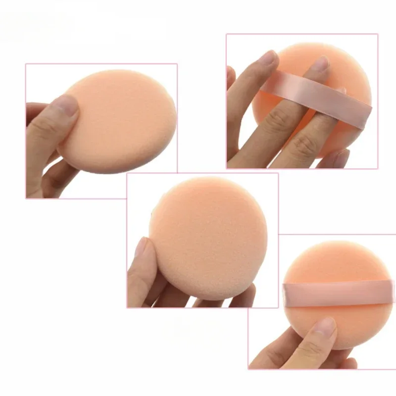 5Pcs Facial Powder Foundation Puff Round Shape Portable Soft Cosmetic Puff Makeup Foundation Sponge Beauty Tool Professional