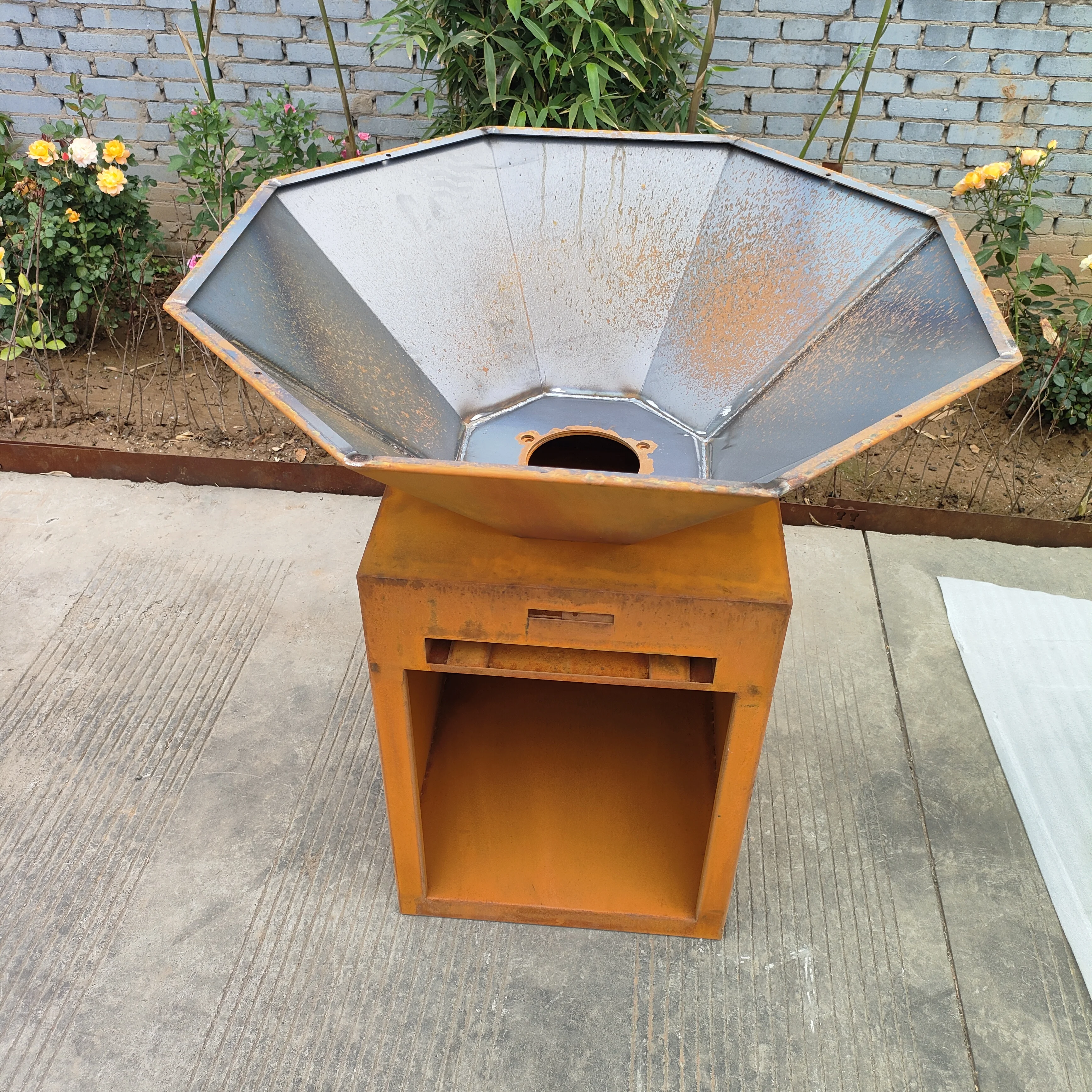 Galvanized Outdoor Kitchen BBQ Grill Moderate Price Charcoal Grill