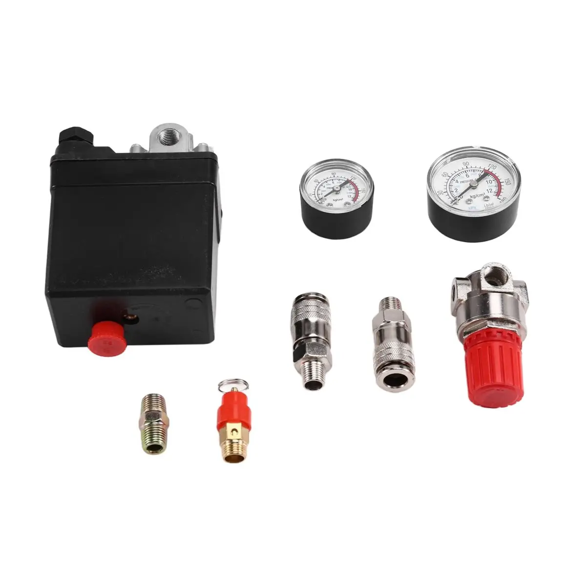 Budget-Friendly-Air Compressor Pump Accessories Four-Hole Automatic Pressure Switch Assembly with American Connector