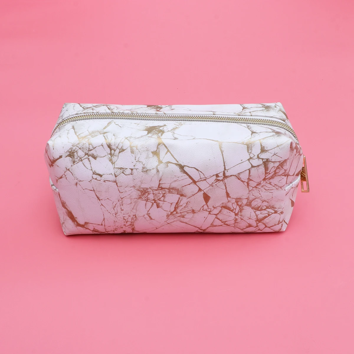 

Marble Bag Large Capacity Portable Makeup Organizer Travel Toiletry Storage Case For Girls Lightweight Compact Design