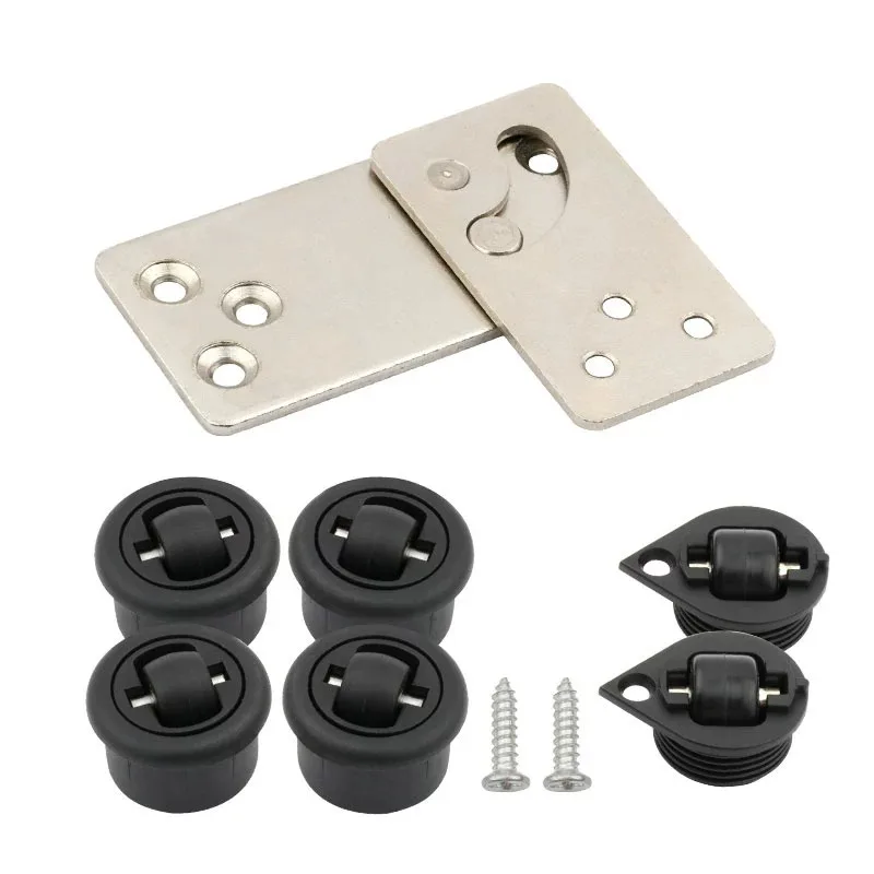 Folding Rotating Table Accessories Roller Hinge Rotating Storage Table Connector Multifunctional Furniture Hardware