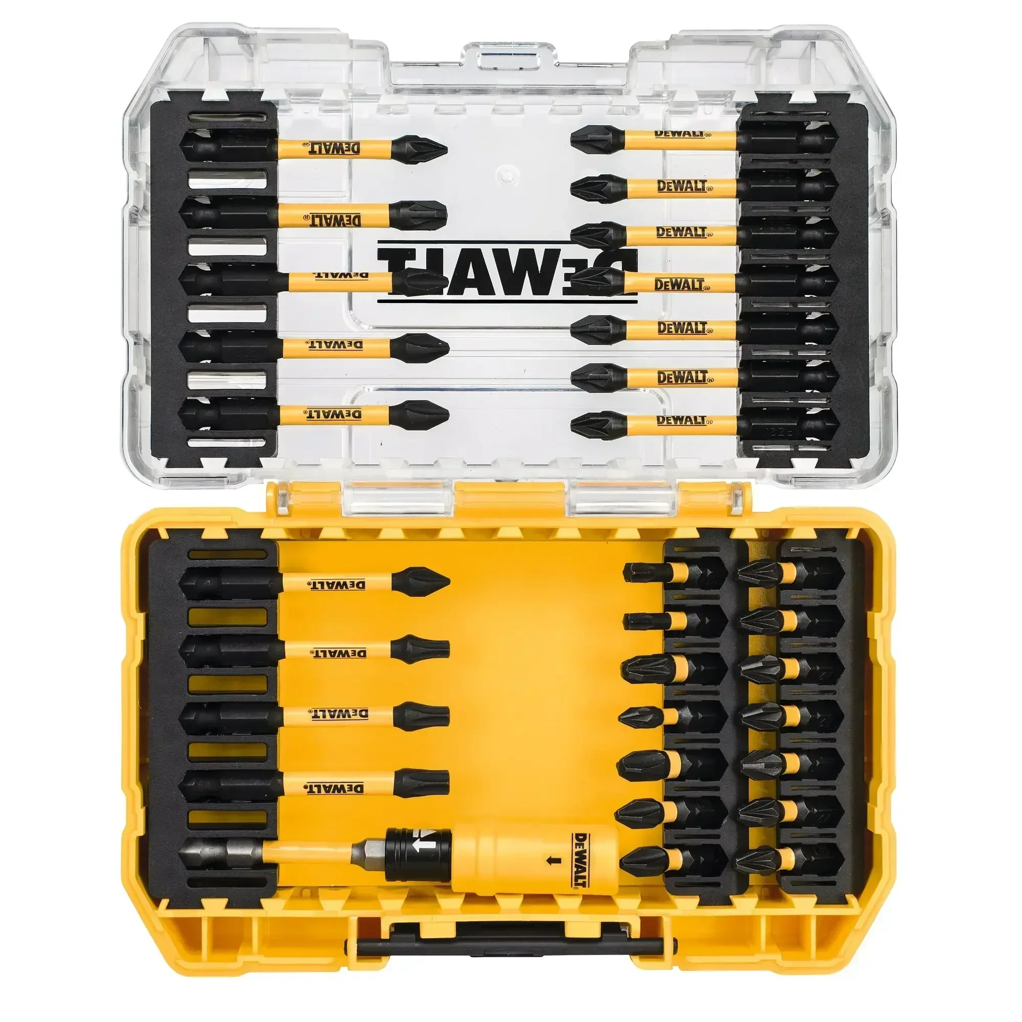 DEWALT FLEXTORQ Screwdriver Bits Set 31 Pcs Cordless Driver Impact Drill Bits Set Dewalt Power Tool Accessories DT70739T-QZ