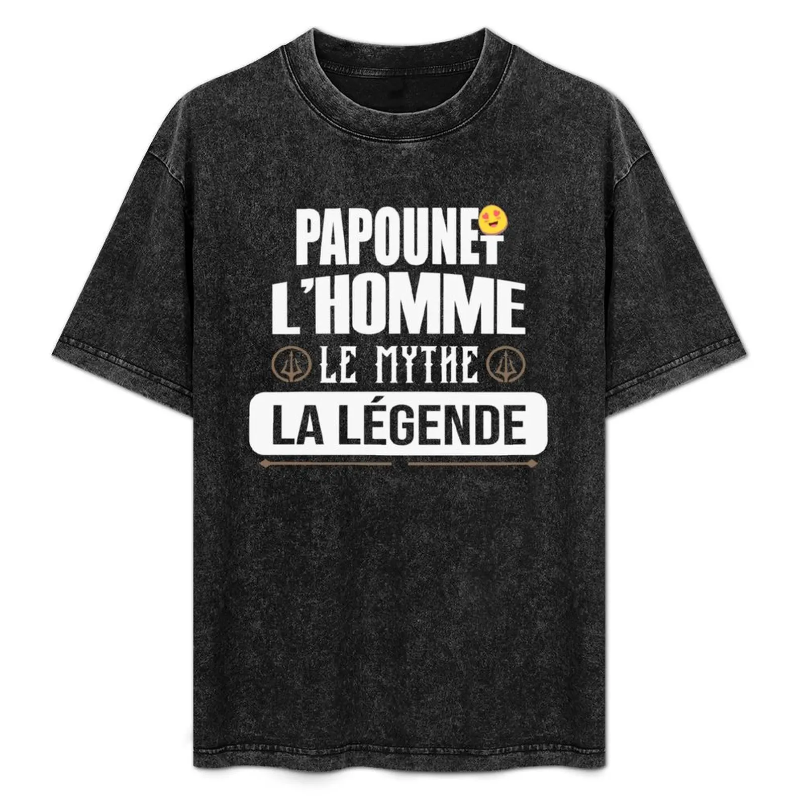 Papa L'homme Le Mythe La Légende - Cadeau Anniversaire Papa T-Shirt Work Utility Short Sleeve Shirt
