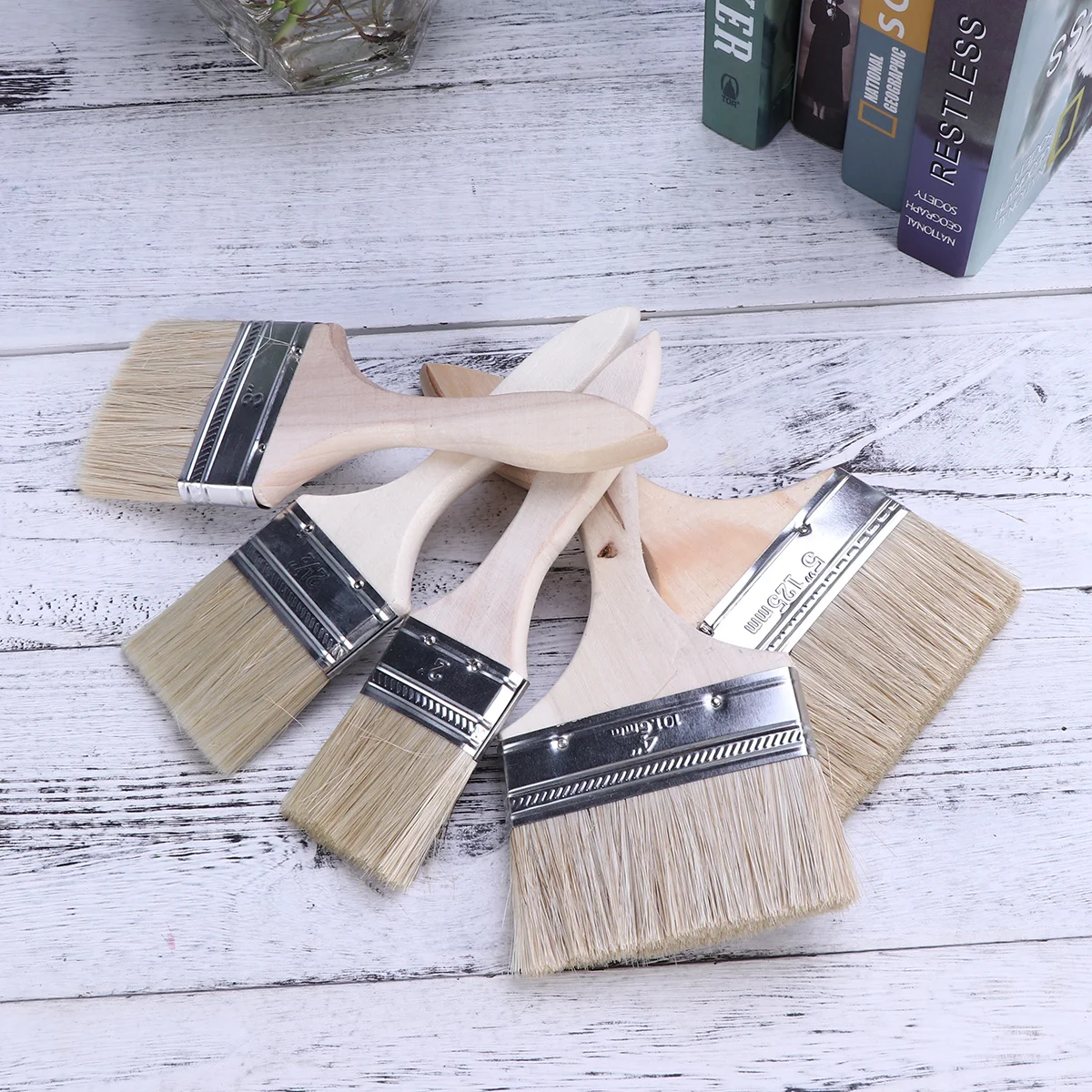 

Кисти для рисования чипов для клея, ретуши, прочные утолщенные волосы, длительный срок службы, впитывающие многофункциональные кухонные инструменты