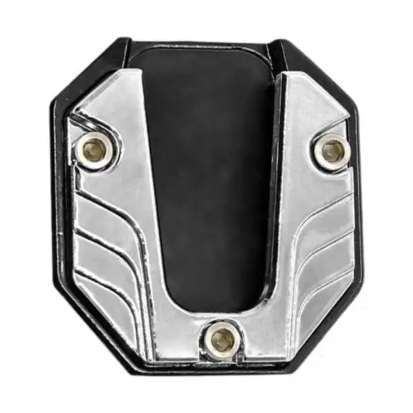 Kickstand Plate Motorcycle Side Stand Extension Pad Compact 5.4x5.7cm Anti Sink Support for Hot Pavement