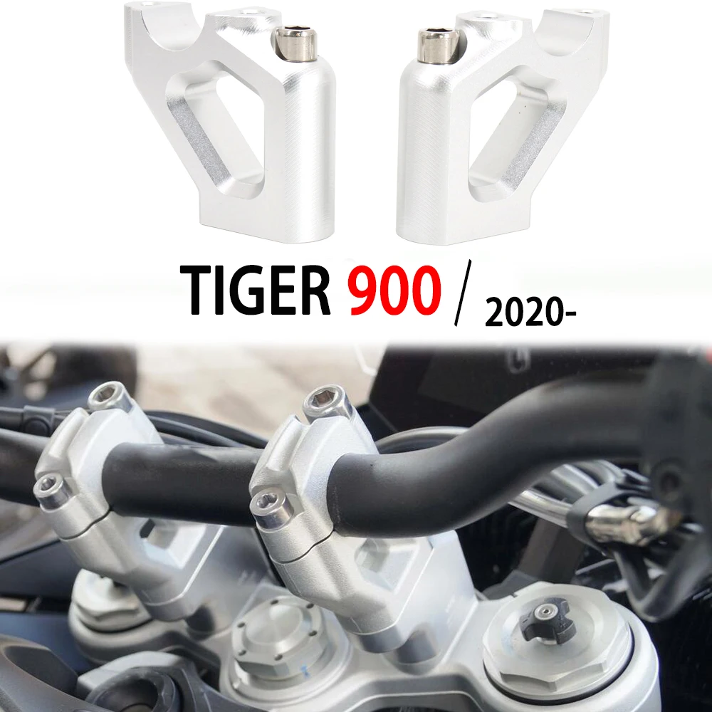 

New For Tiger 900 LOW RALLY TIGER 850 Sport Motorcycle Accessories Heightening Code Handlebar Riser Clamp Adapter 2020 2021