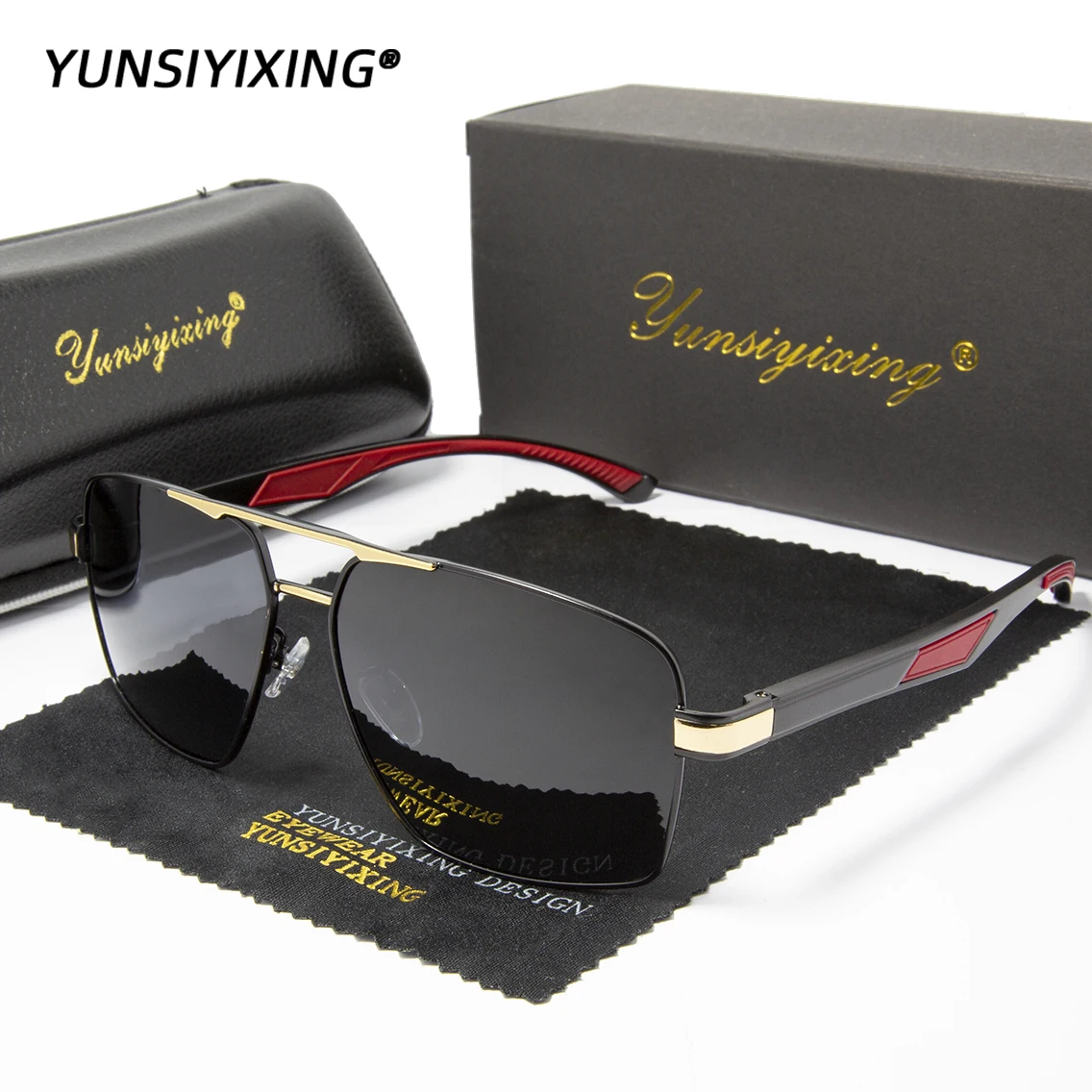 

YSYX Aluminum Photochromic Men's Polarized Sunglasses Chameleon Classic Sun Glasses Men Women Coating Driving Sunglass UV400