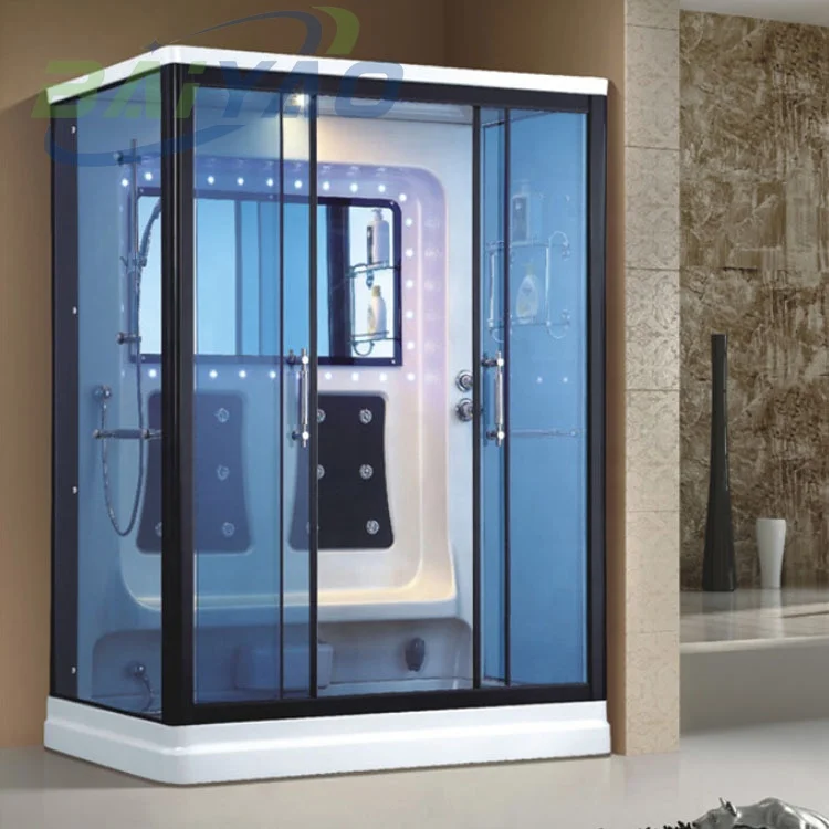 

Acrylic Double Steam Shower Home Shower Cabin With Smart Fm/bluetooth