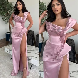 Customized  Exquisite One-shoulder Sheath Cocktail Sequin Fold S Occasion Evening Gown vestido femininoفساتين سهره نسائيه ف