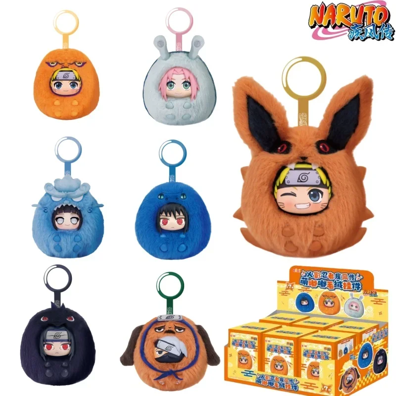 

2026 Naruto Shippuden Blind Box Pendant Kakashi Haruno Sakura Cute Anime Keychain Decoration Toy Boys and Girls Gift Collection