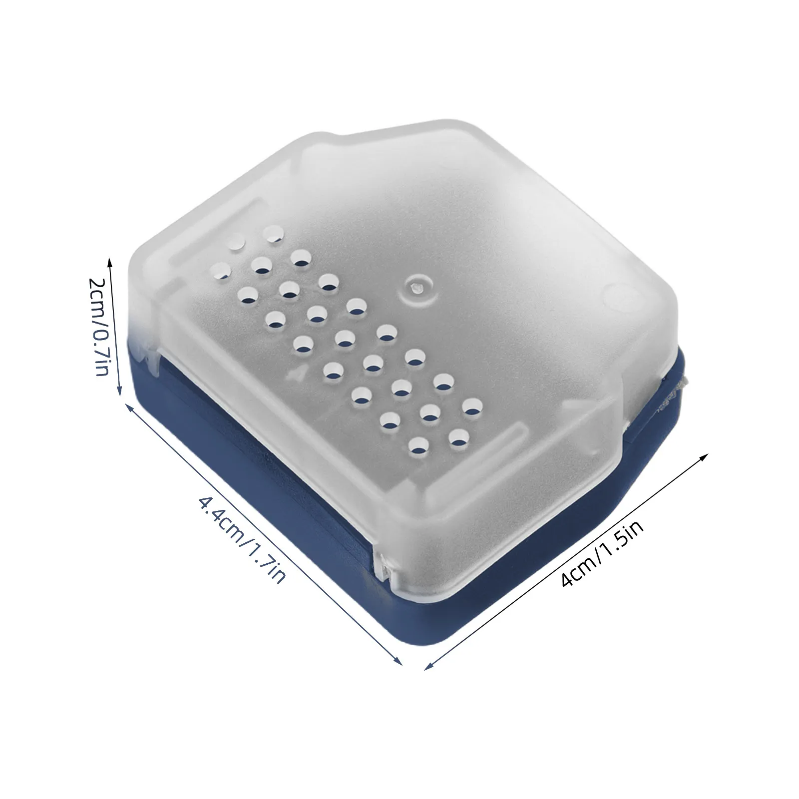 8Pcs Safety Razor Head Storage Box Transparent Ventilated Travel Shaver Case Waterproof Manual Razor Protector