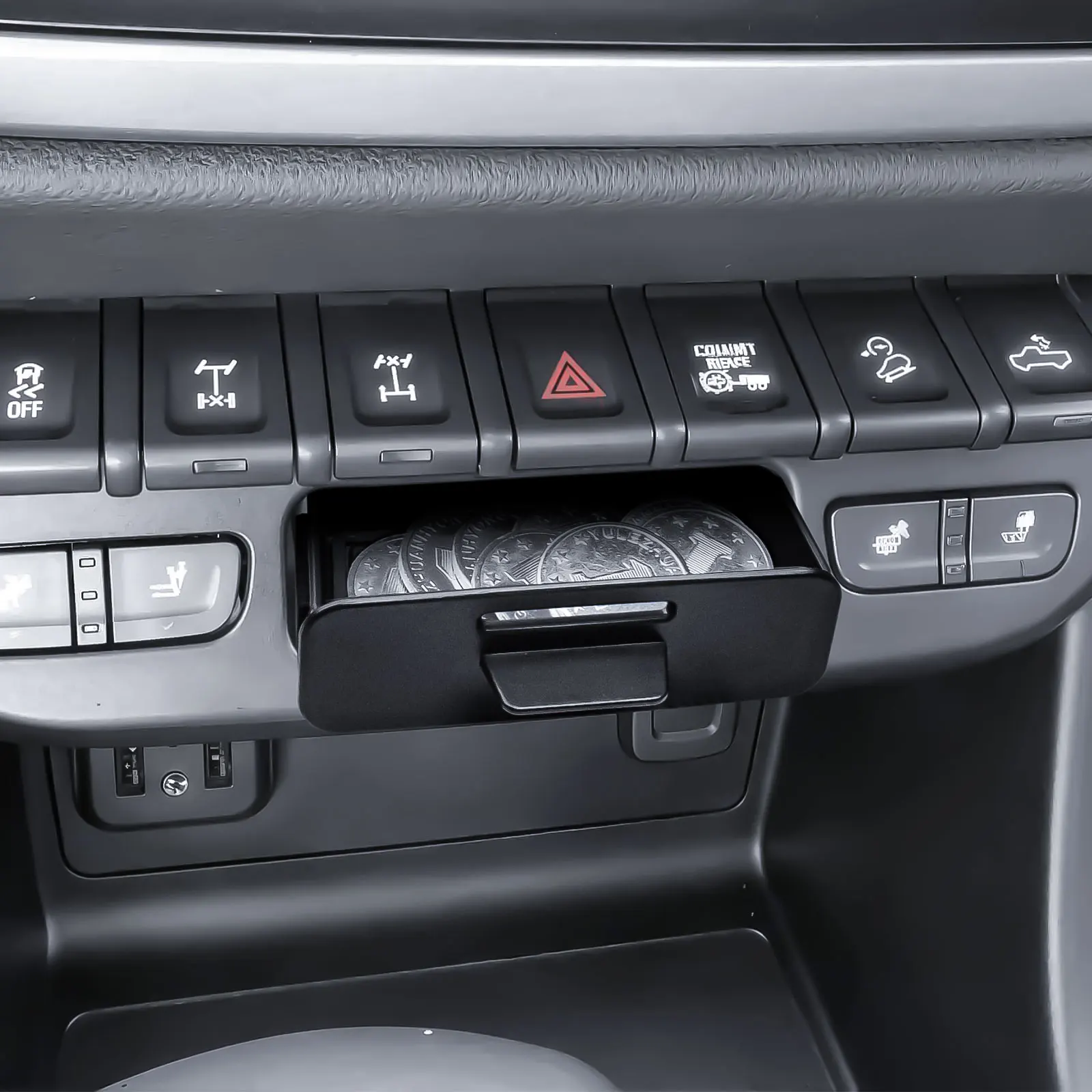 Center Console Organizer Drawer Storage Hidden Box for 2015-2022 Chevy Colorado LT/Z71/ZR2 & 2015-2022 GMC Canyon SLE/SLT/Denali