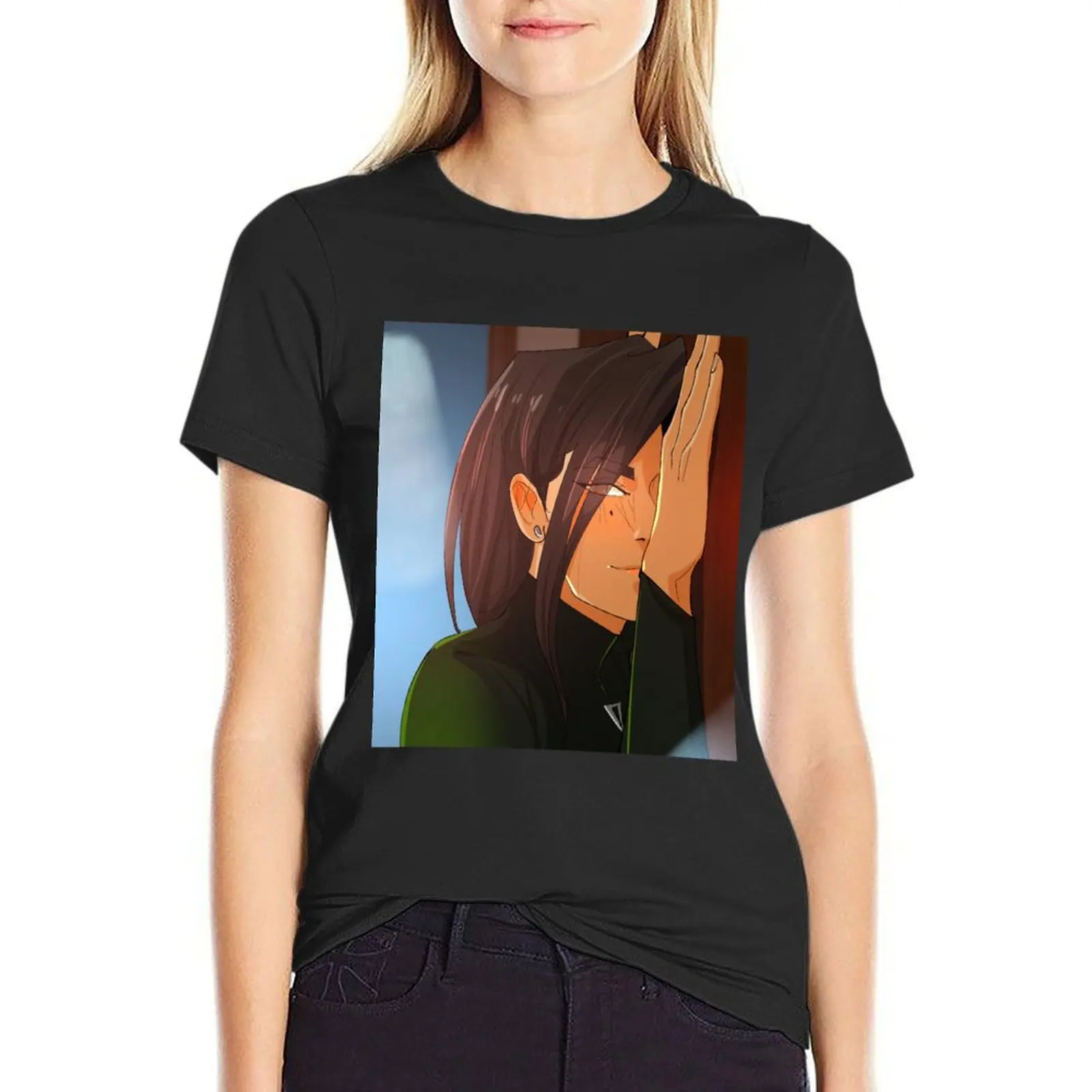 Kuvira-Camiseta feminina Masheran Eye on You, roupas de anime, roupas de suor, primavera, 2022