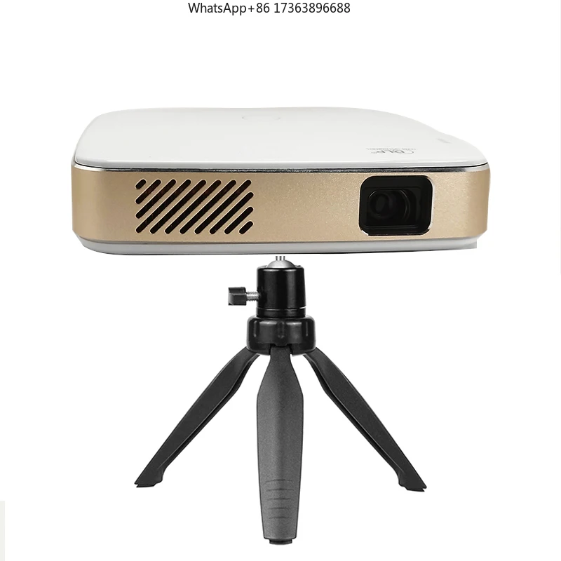 S-60 Mini DLP Projector 4K 3D Ready Android 13 Smart Pocket LED Projecteur with 2G RAM Newest Mobile Pocket Projetor
