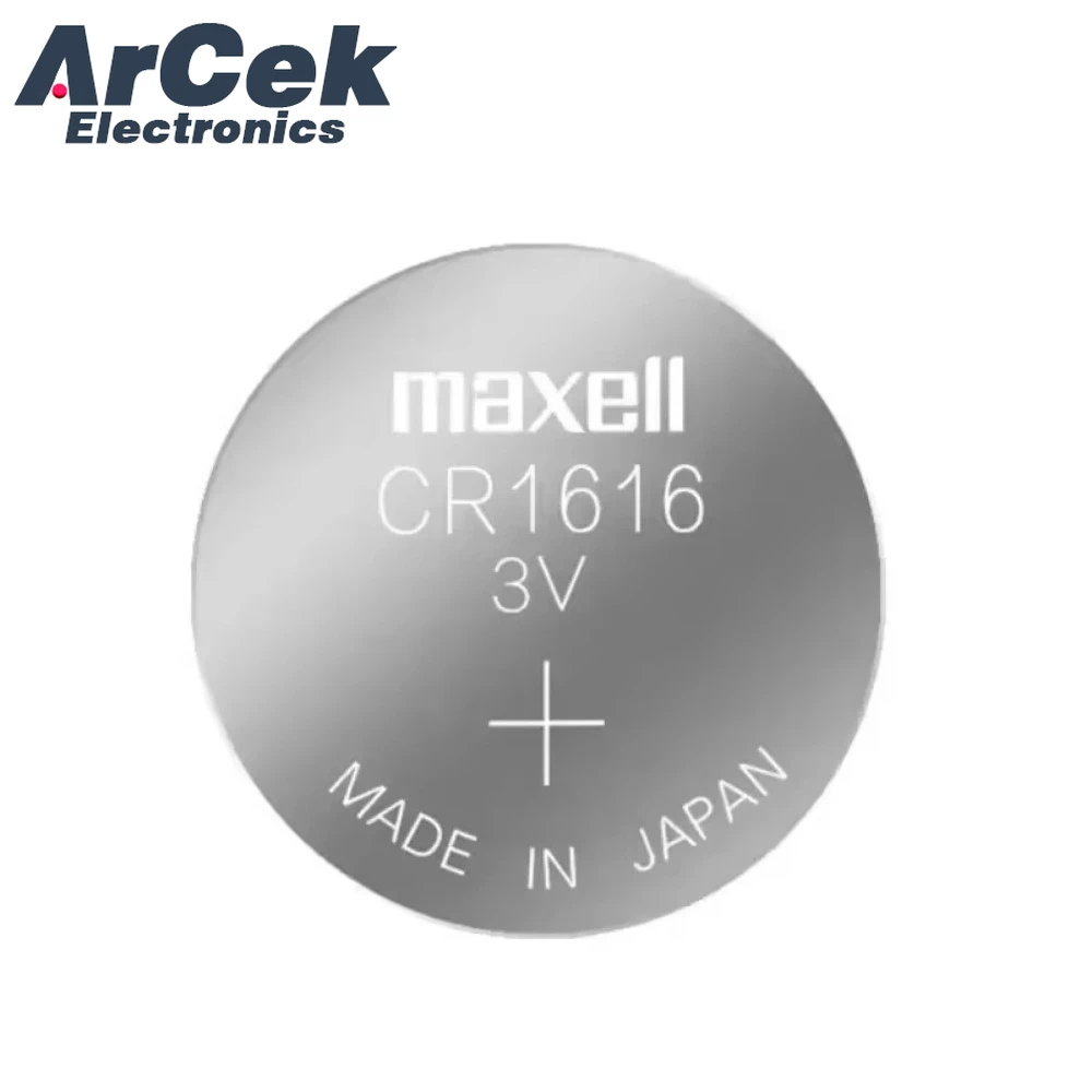 5PCS Original Maxell CR1616 3V Lithium Button Battery DL1616 ECR1616 LM1616 CR 1616 for Car Key Watch Toy Remote Coin Cell view 4
