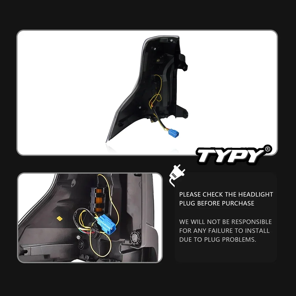 

TYPY автомобиль для Toyota Prado задний фонарь 2010-2023, обновленный, модифицированный для нового DRL, динамический указатель поворота, светодиодный задний фонарь, автоаксессуары