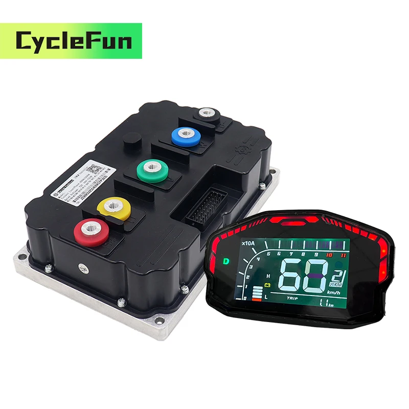 

Fardriver Controller ND841800 Peak 100V DC 800A Hall Sensor BLDC With DKD Display For Electric Motorcycle Scooter Accessories