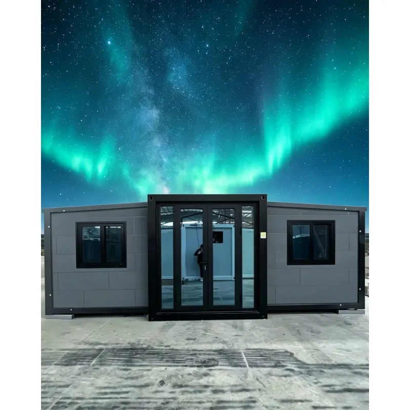 Customized Luxury Prefabricated Houses Modern Durable Quality Expandable Container House 40Ft 60m2 Modular Prefab House