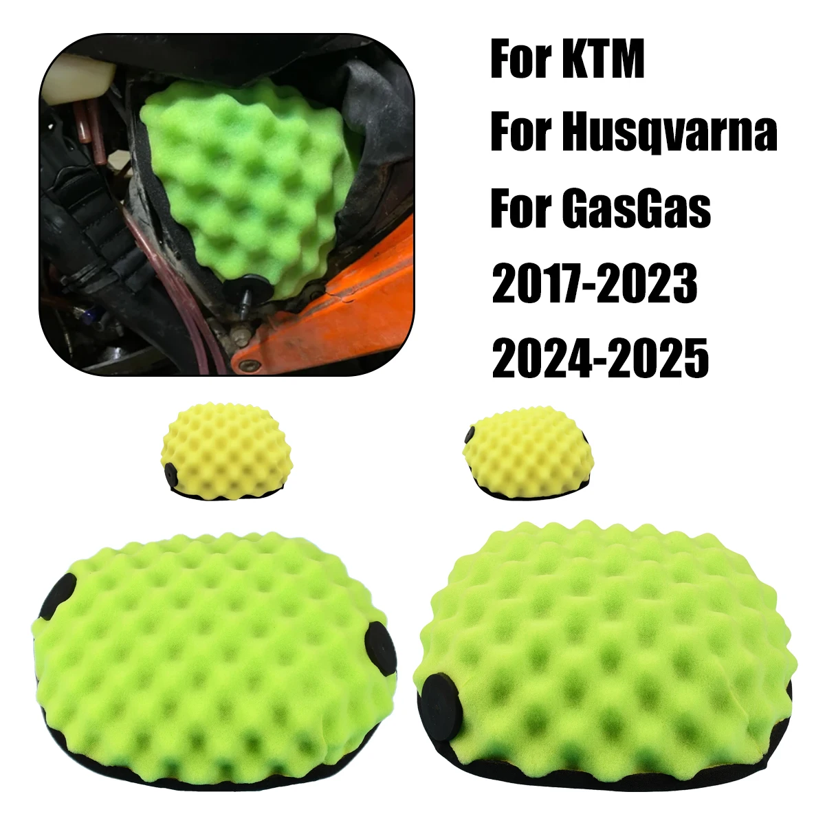 

Motorcycle NEW Sponge Foam Air Filter Sponge Foam Filter For KTM XCFW XCW EXC EXCF SXF SX XC XCF For Husqvarna TC TX FX FC FE