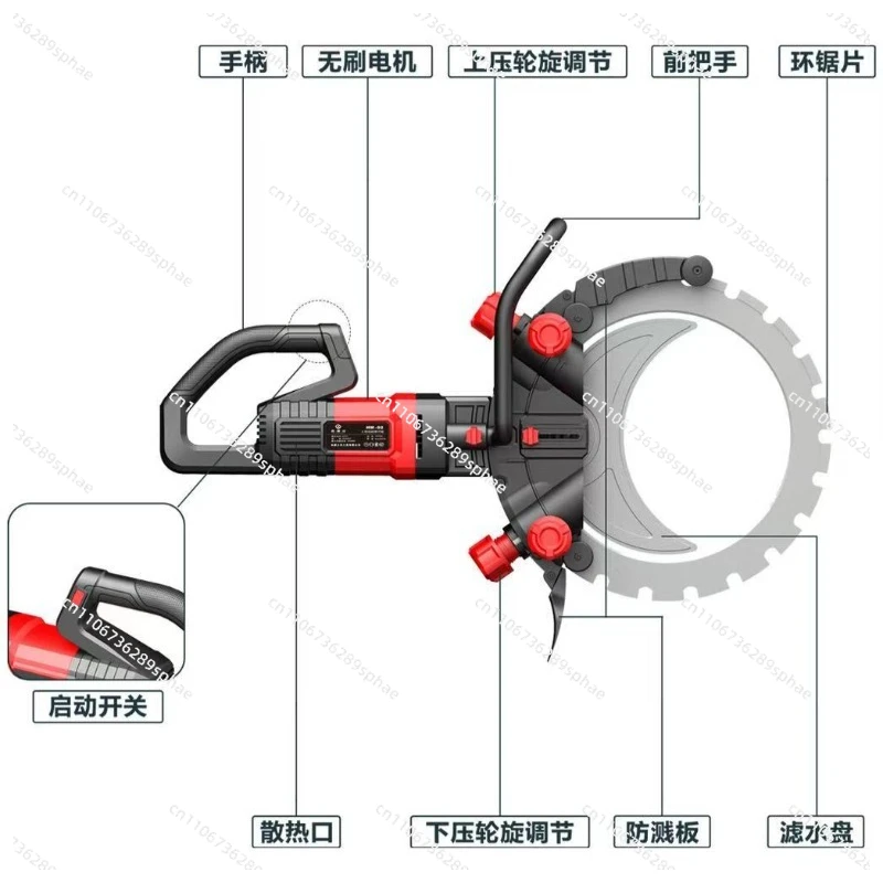 High Quality Hand Held Concrete Cutting Machine 8900W Ring Saw Wall Cutting Machine，8400，8500