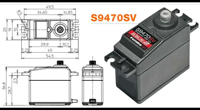 FUTABA S9470SV High Voltage Digital Servo