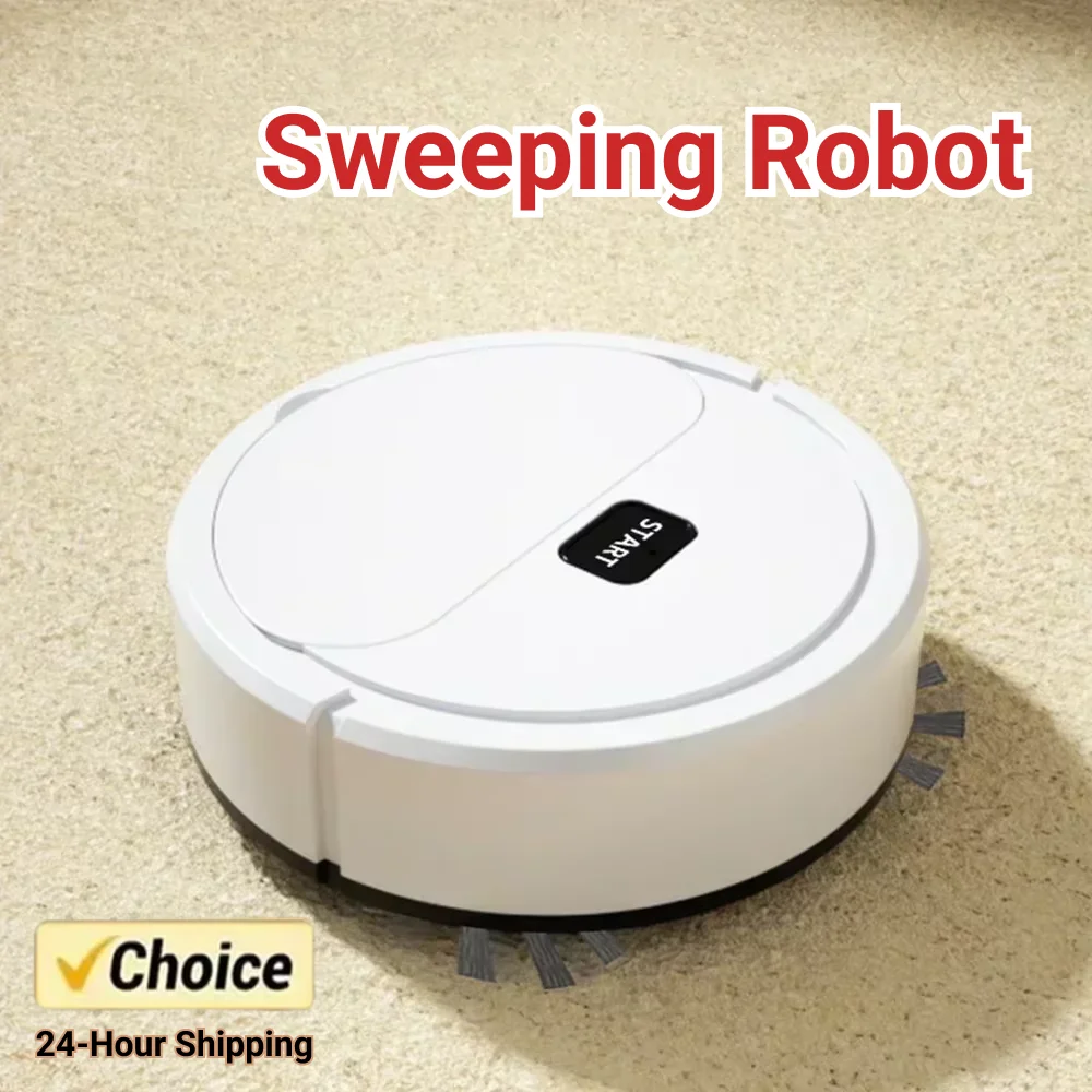 2024 New Model Sweeping Robot Automatic Home Mini Cleaning Machine USB Charging Smart Sweep Mop 2-In-1 Vacuum Cleaner Gift Toys